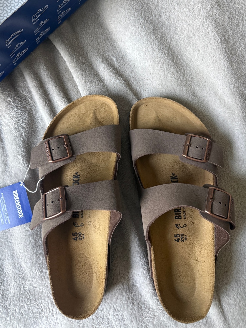 Birkenstock Arizona Double Strap Sandals in Brown - men’s size 12